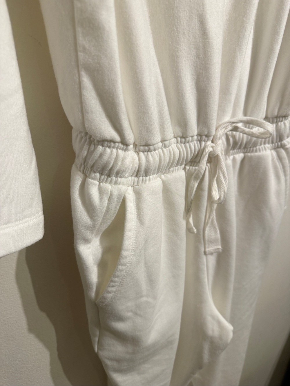 Splendid Ivory Drawstring Jumpsuit - Picture 8 of 11